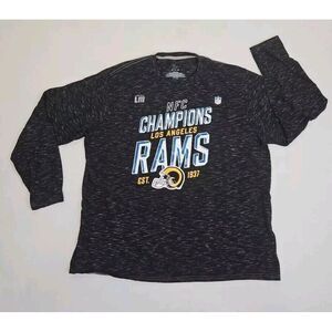 Los Angeles Rams Fanatics Crewneck Sweater Men Size 2XL Black Tie Dye‎